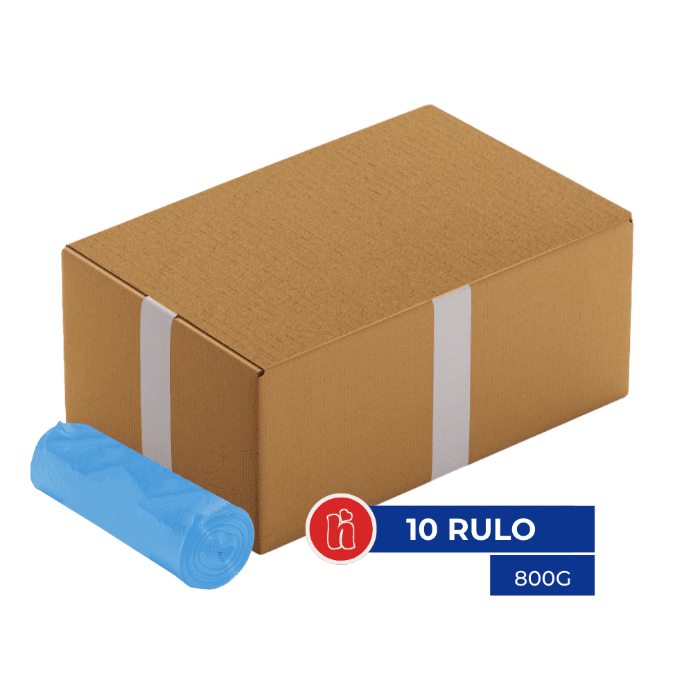 Atsan Jumbo Boy Çöp Torbası 800 gr Mavi 80*110 10'lu Koli