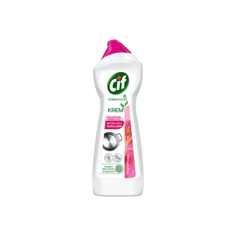 Cif Krem Müge Çiçeği ve Frezya Temizleyici 750 ml