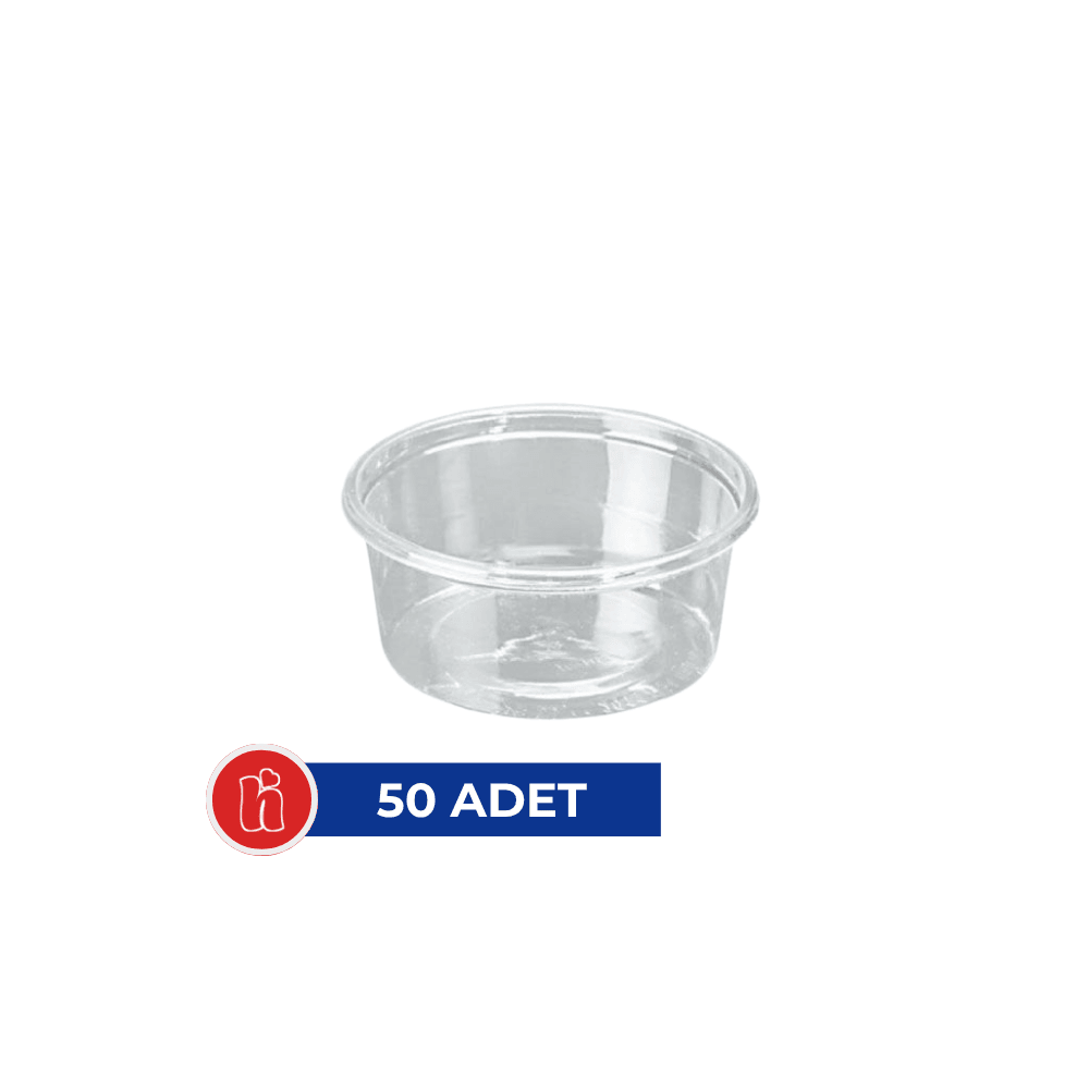 30 cc Açık (Kapaksız) Panda Sos Kabı – 50'li Paket