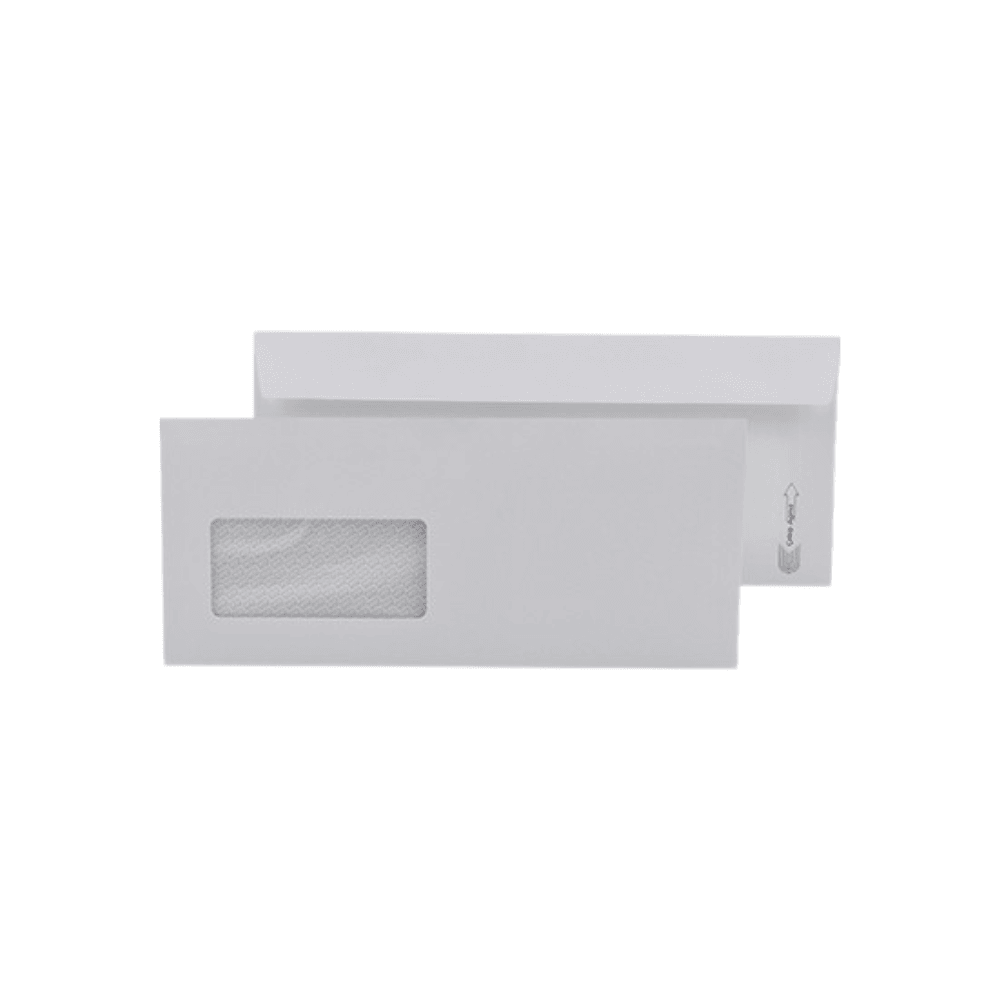 Zarf Pencereli 105x240 mm Beyaz