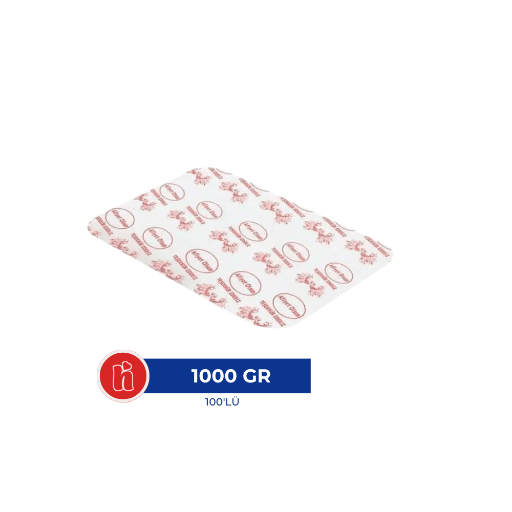 Alüminyum Kapak 1000 gr – 100'lü Paket
