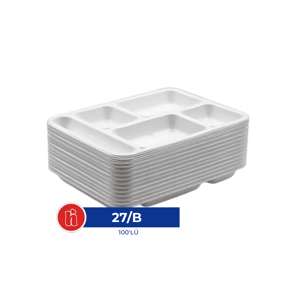Mod 27 / B Köpük Kap 5 Gözlü – 100'lü Paket