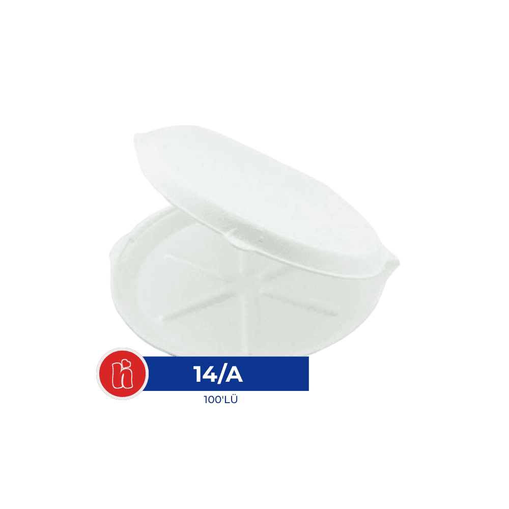 Pizza Köpük Tabak 14/A – 100'lü Paket