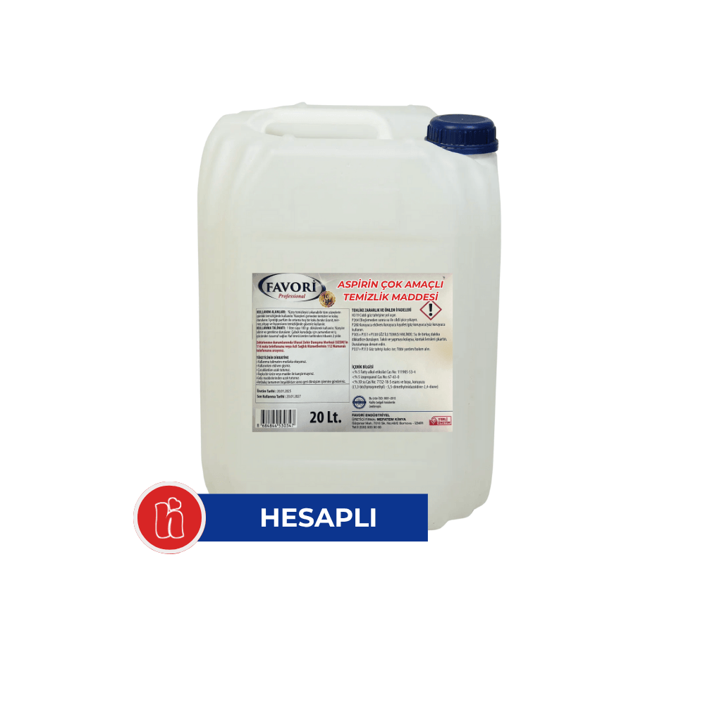 Favori Aspirin Çok Amaçlı Temizlik Maddesi 5 kg