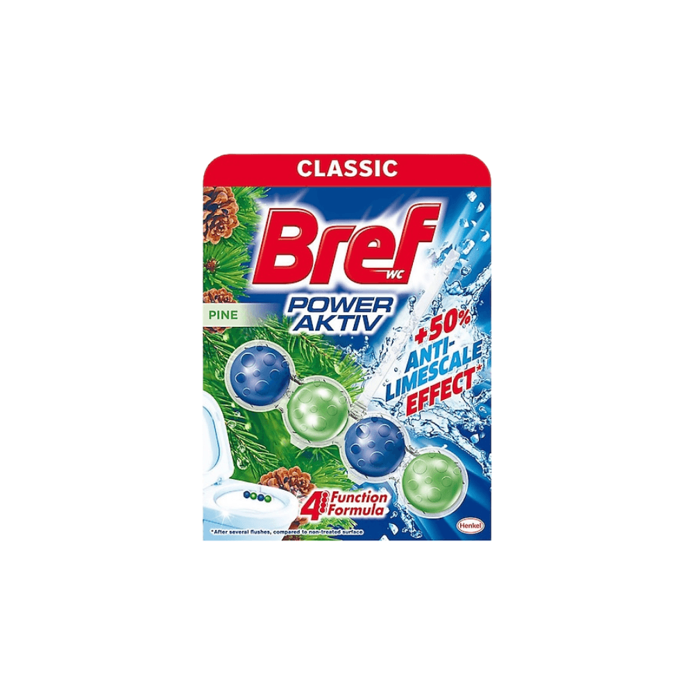 Bref Power Aktiv Katı Klozet Blok Çam Kokulu Tekli Paket