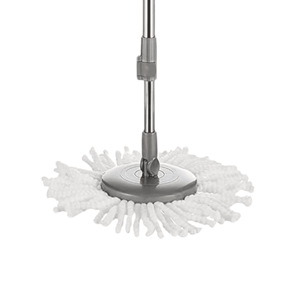 Döner Başlıklı Yuvarlak Mop + Sap
