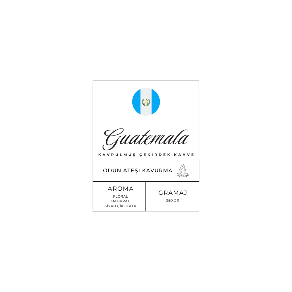 Guatemala Kavrulmuş Çekirdek Kahve 250gr