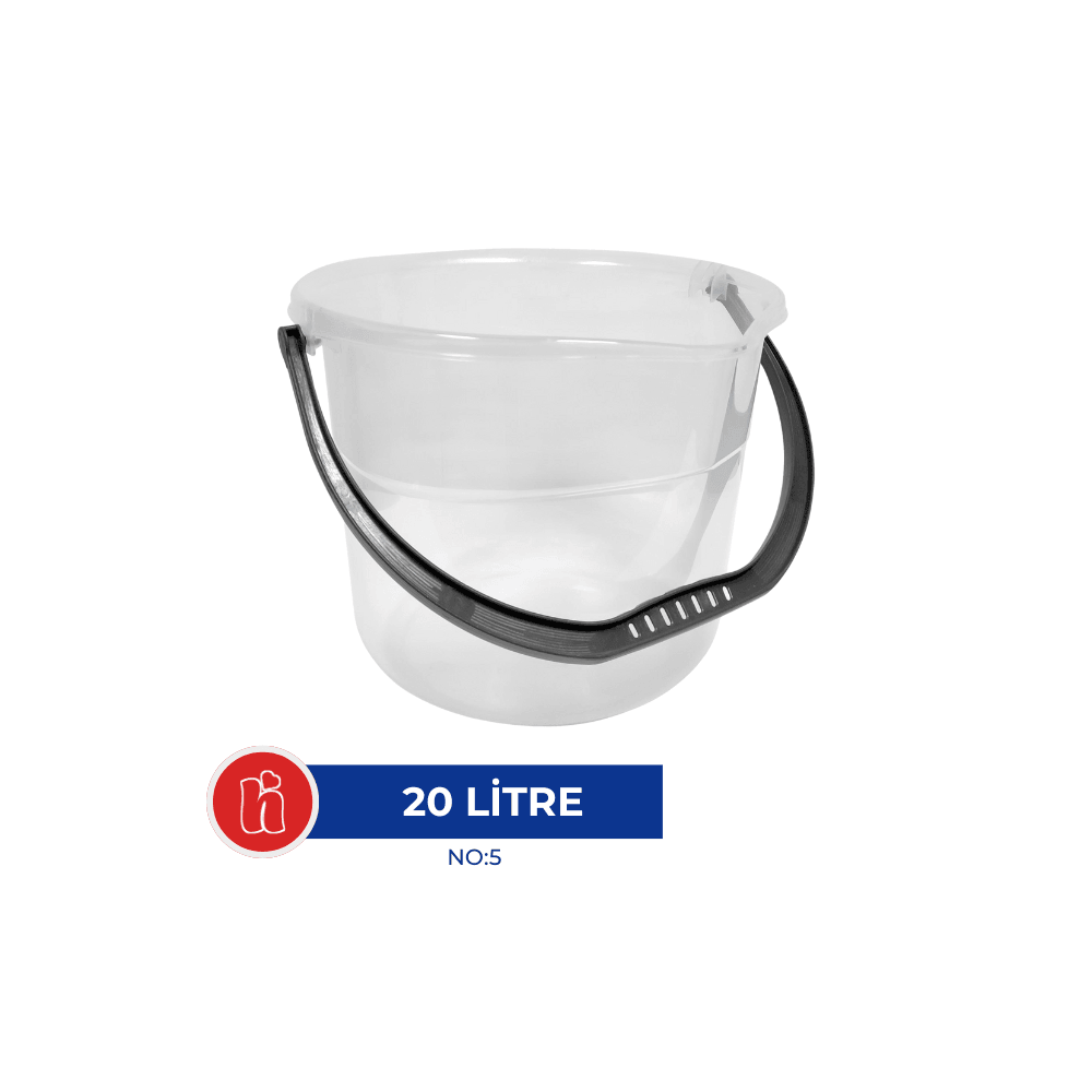 Su Kovası Şeffaf No: 5 - 20 Litre