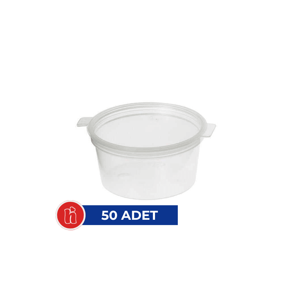 30 cc Kapaklı Panda Sos Kabı – 50'li Paket