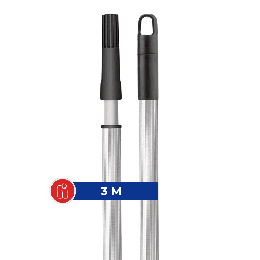 Teleskopik Uzatmalı Sap (Vidalı) 3 Metre