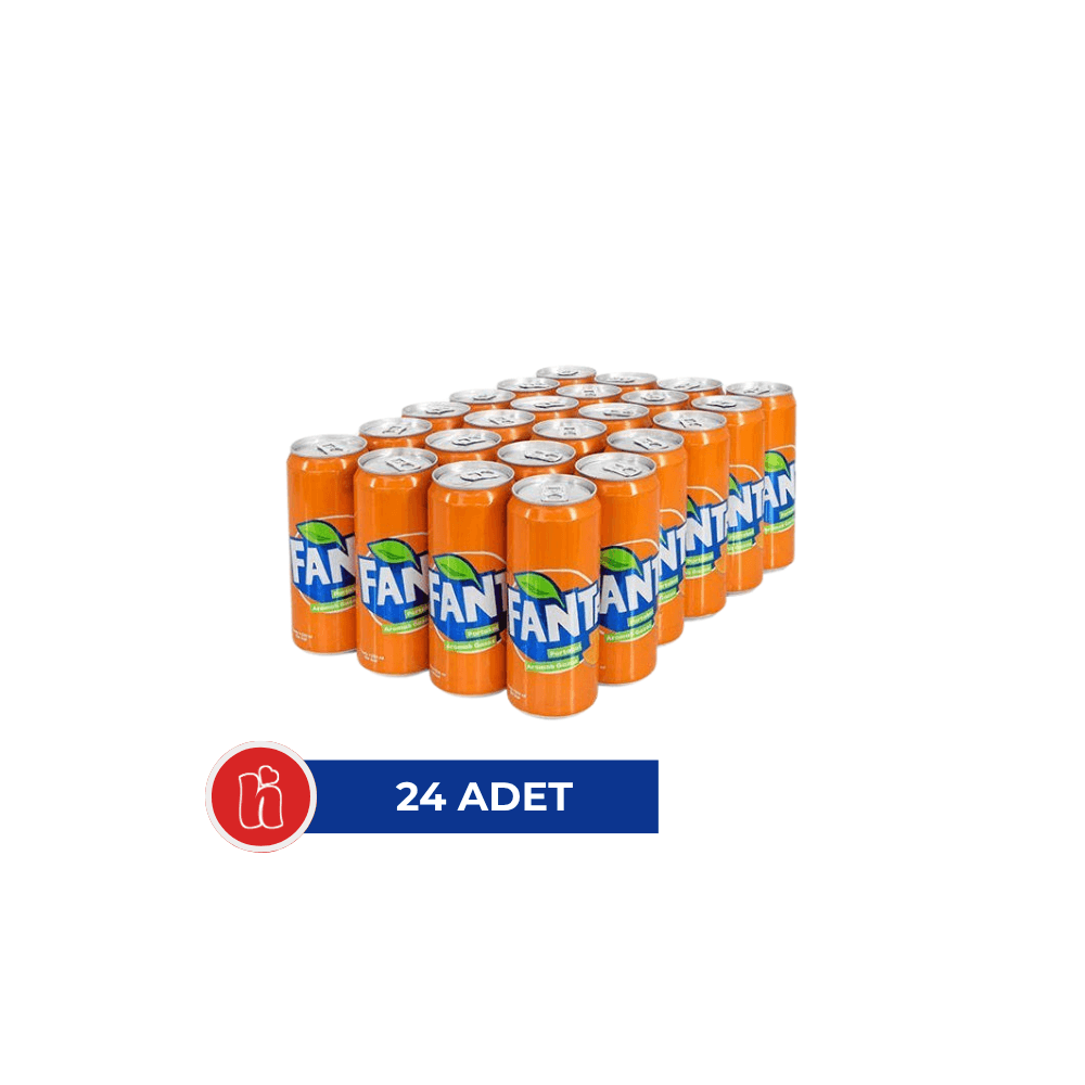 Fanta Kutu 330 ml 24'lü Paket