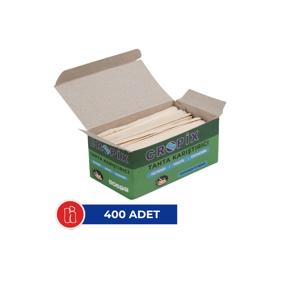 Corpix Ahşap Karıştırıcı 400'lü Paket