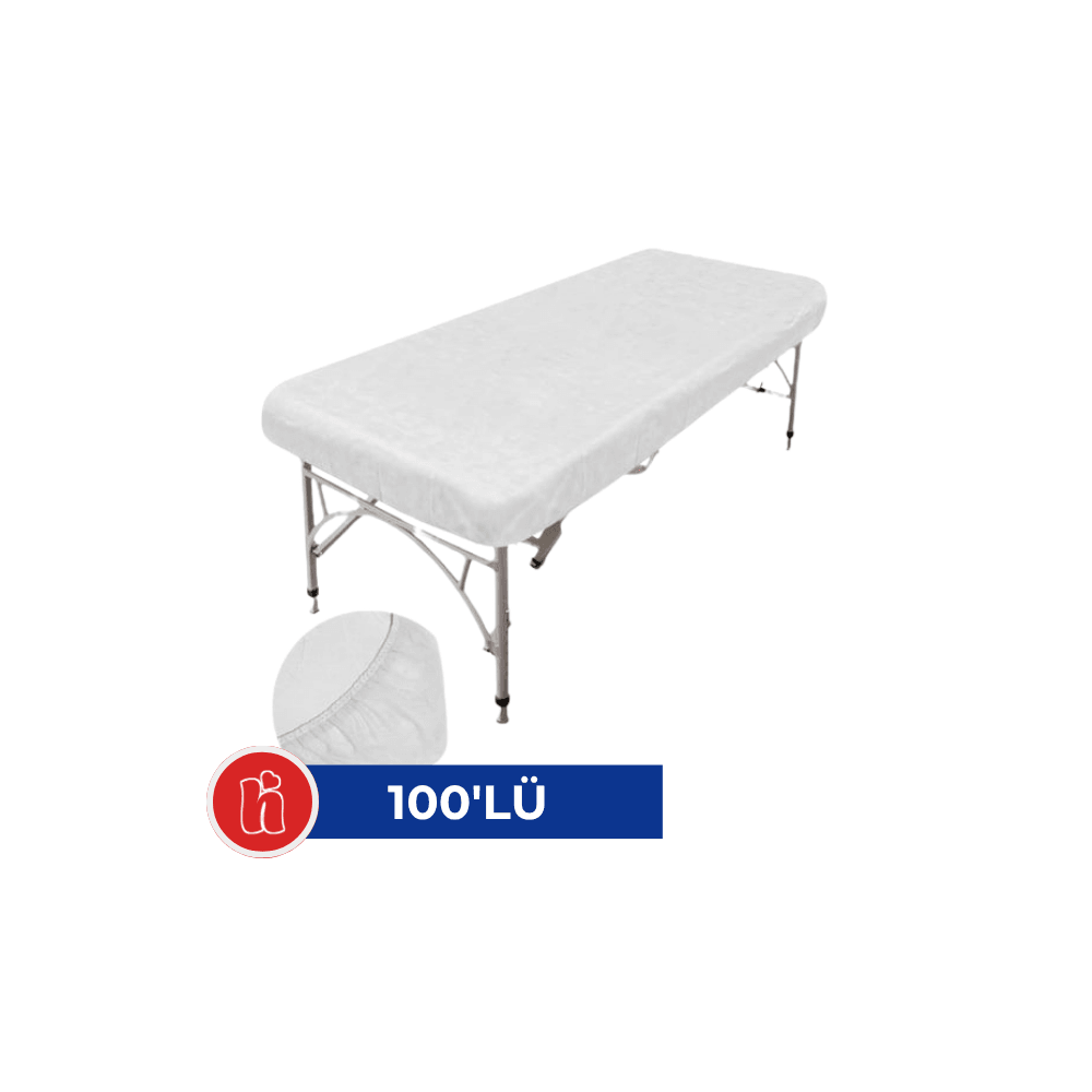 Muayene Masa Sedye Örtüsü Lastikli Sargısız - 100'lü Paket