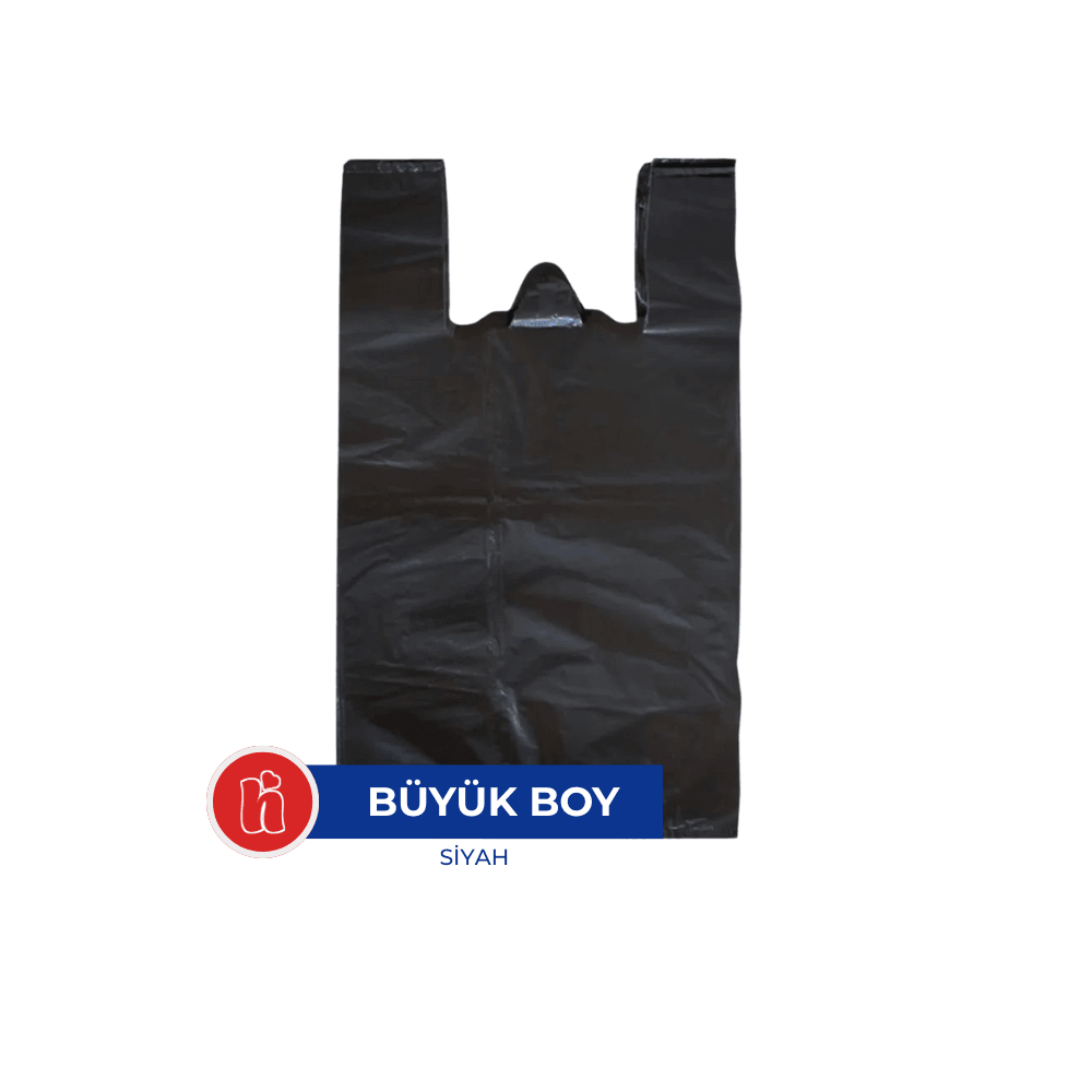 Hışır Poşet Siyah Büyük – 1 Paket