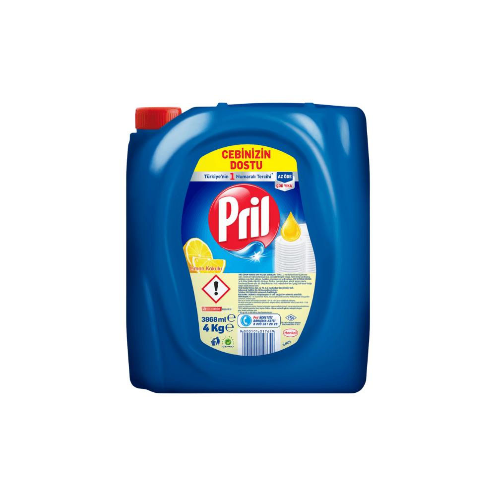 Pril Sıvı Bulaşık Deterjanı Limon 4 kg