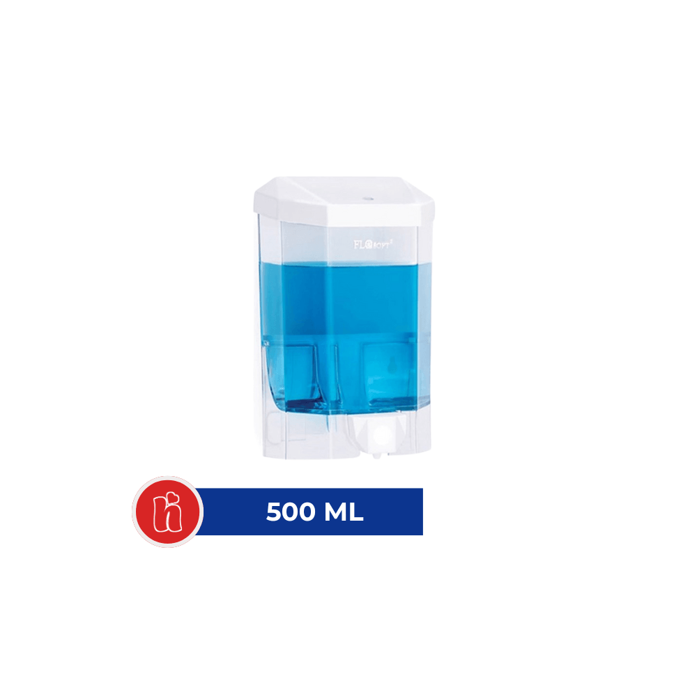 Flosoft Sıvı Sabun Dispanseri Eko Şeffaf - 500 ml