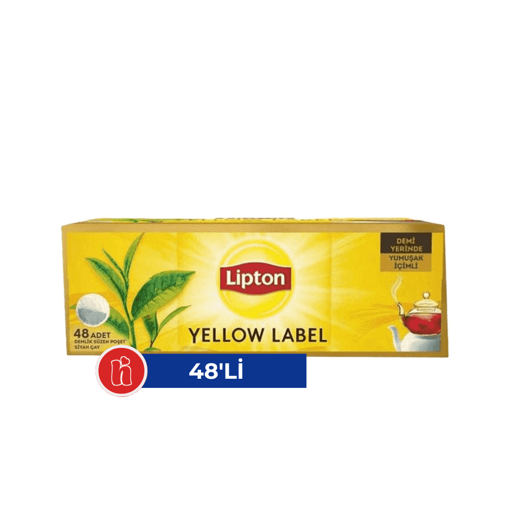 Lipton Yellow Label Demlik Poşet Çay – 48'li Paket