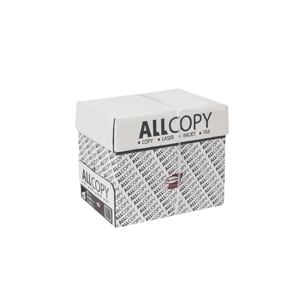 ALLCOPY A4 Kağıdı 80 Gr, 500’lü 5 Koli