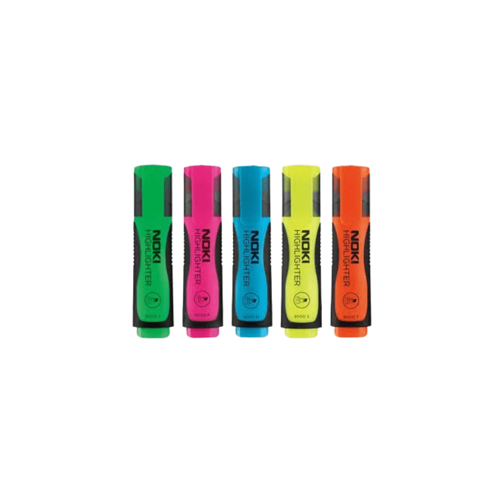 Noki 90005 PVC Fosforlu Kalem 5'li Set