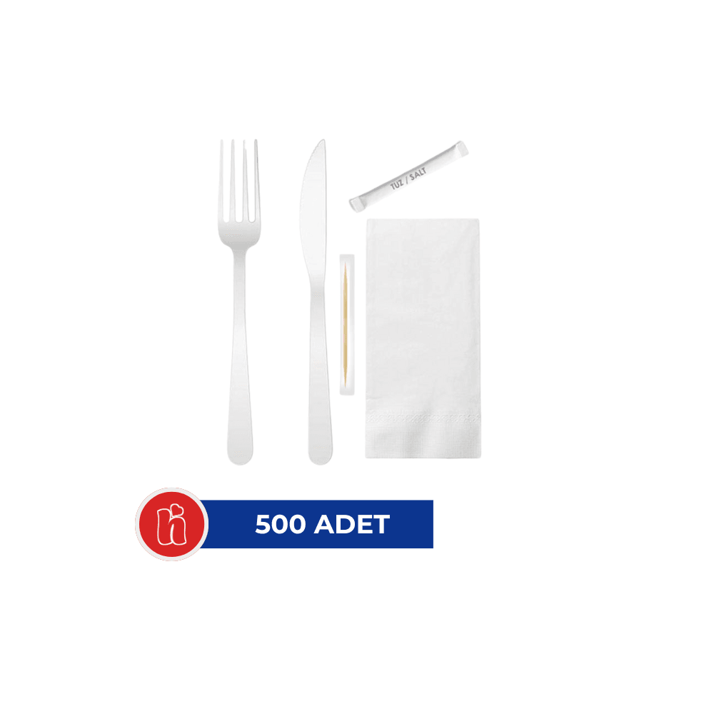 Ikram Seti Çatal Bıçak 5'li Lüks - 500'lü Koli