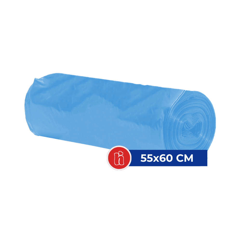 Atsan Orta Boy Çöp Torbası Mavi 55*60 Rulo