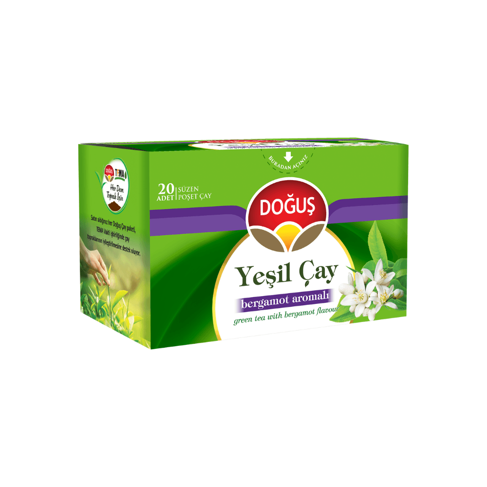 Doğuş Bergamot Aromalı Yeşil Çay 20'li