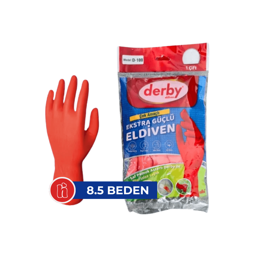 Derby Uzun Bulaşık Eldiveni 8,5 Beden