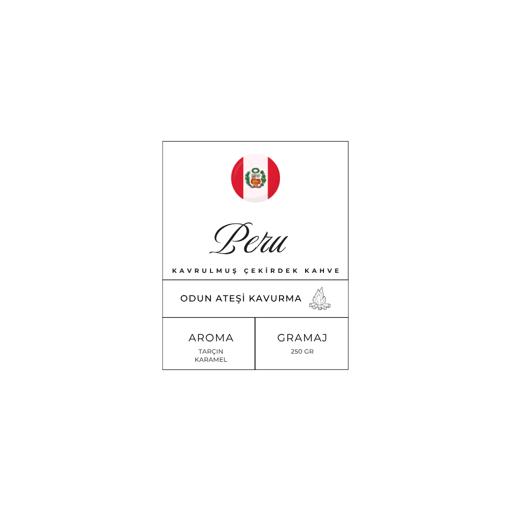 Peru Kavrulmuş Çekirdek Kahve 250gr