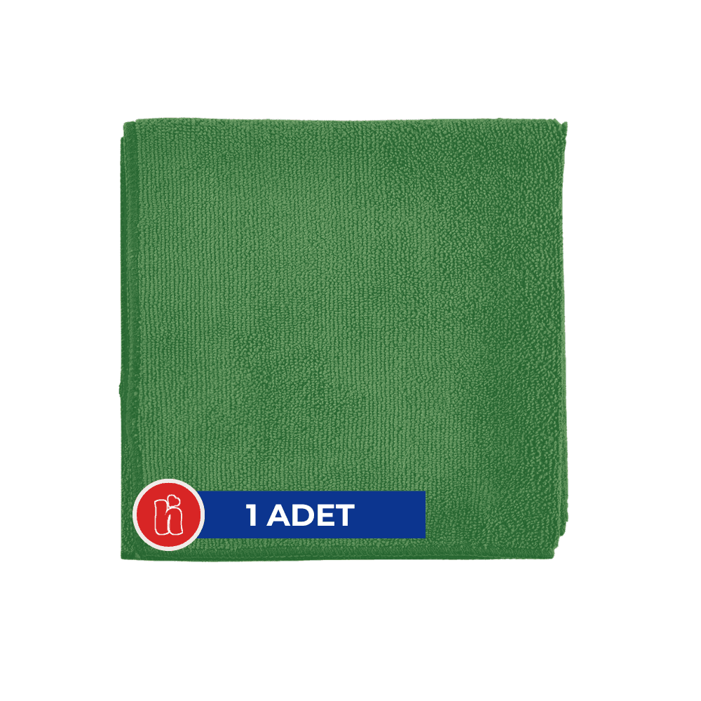 Mikrofiber Temizlik Bezi 40x40 Yeşil
