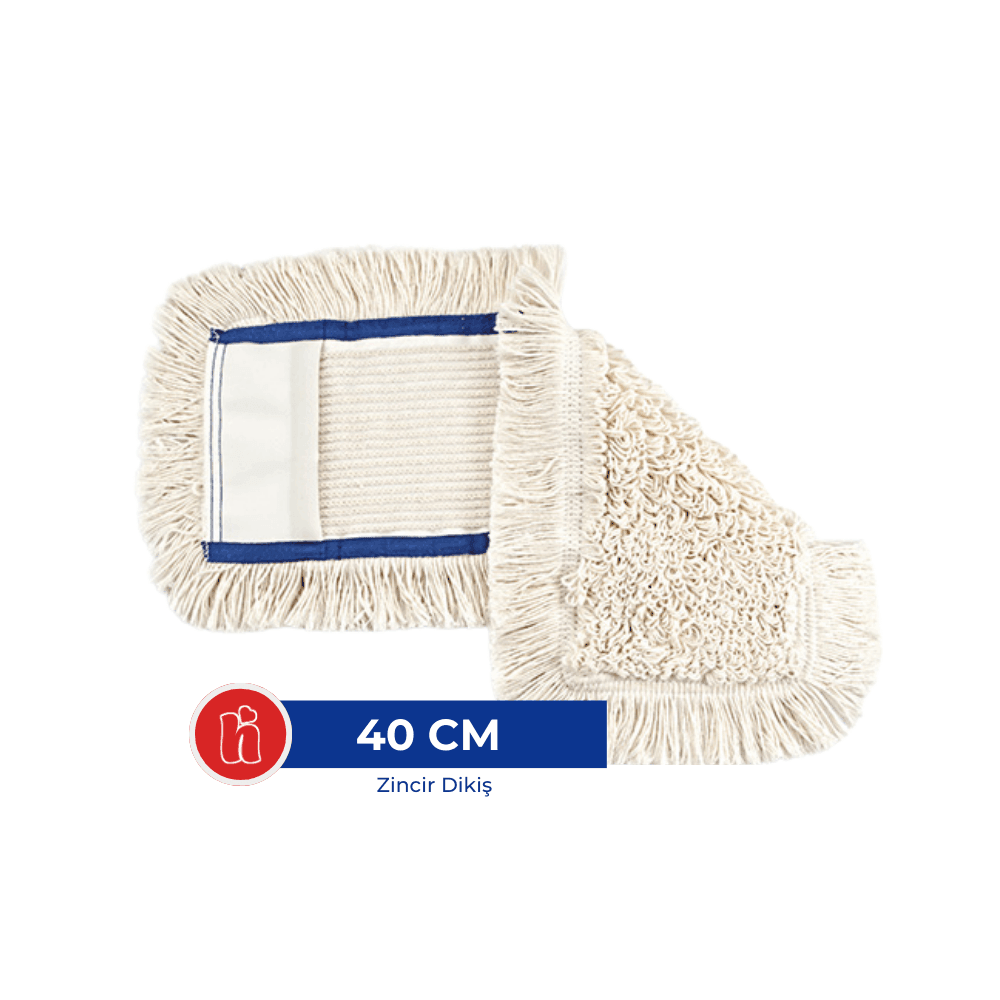 Nemli Mop Zincir Dikiş 40 cm