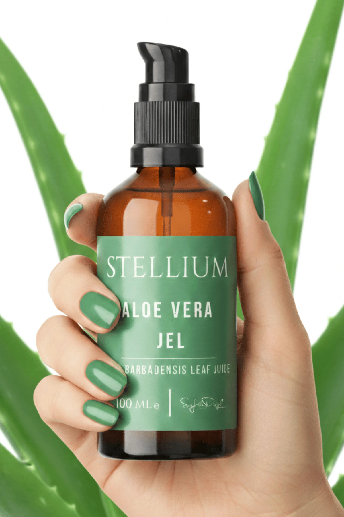 100 Saf ve Doal Aloe Vera Jeli  Nemlendirici & Onarc Jel | Cilt,
