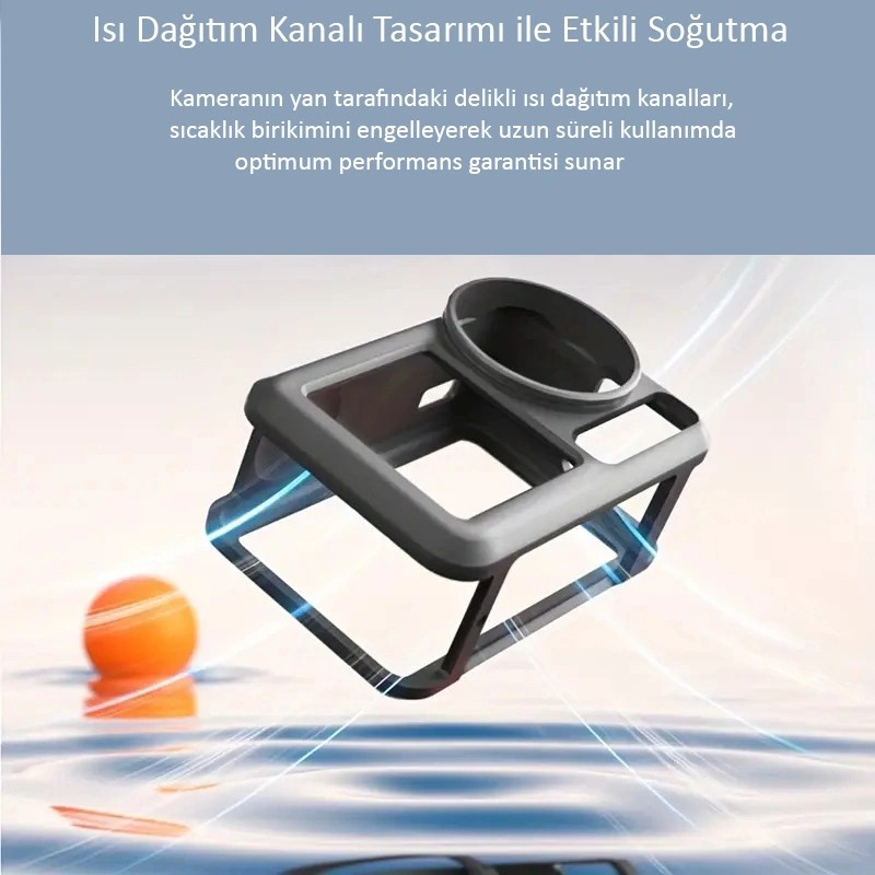 Teknoroket Dji OSMO Action 5 Pro , 4 ve 3 Uyumlu Silikon Kılıf