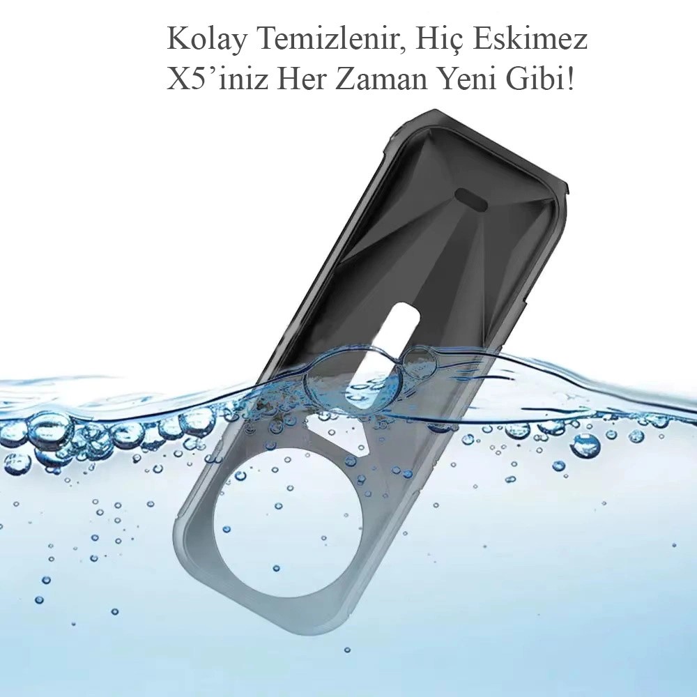 Teknoroket Insta360 X5 Şok Emici Silikon Kılıf