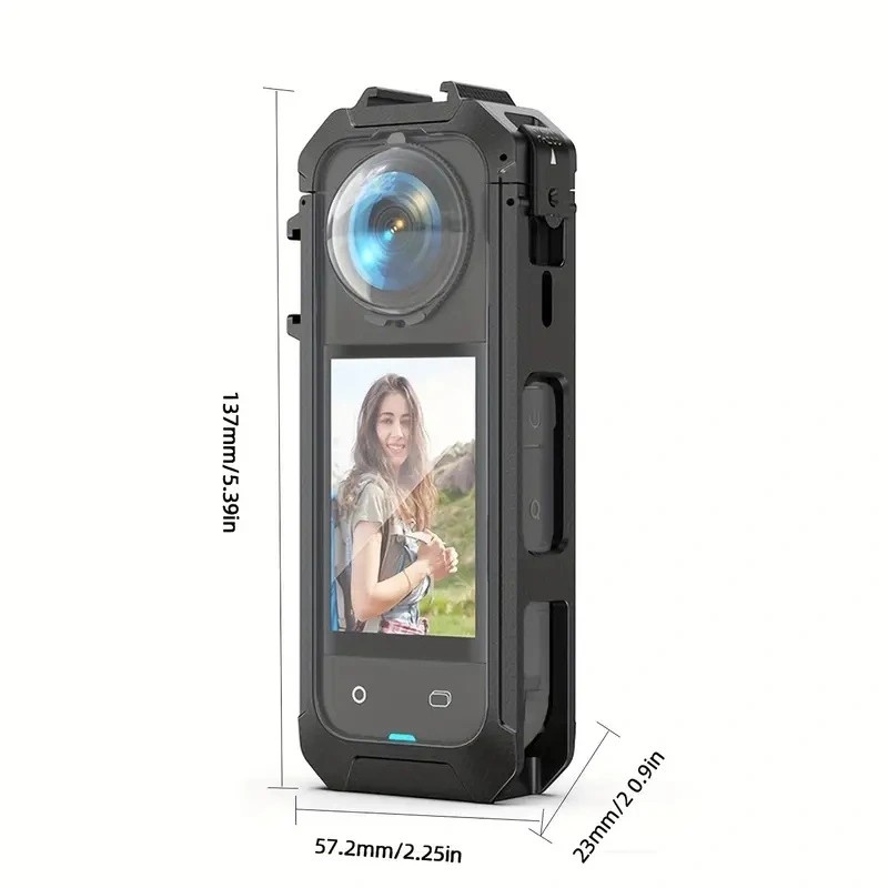 Teknoroket Insta360 X5 Sert Koruyucu Kafes –  Dayanıklı ve Güvenli