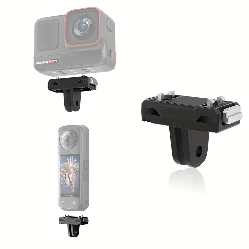 Teknoroket Insta360 X5, X4, Ace Pro / Pro 2 Manyetik Kamera Tutucu (Quick Release)