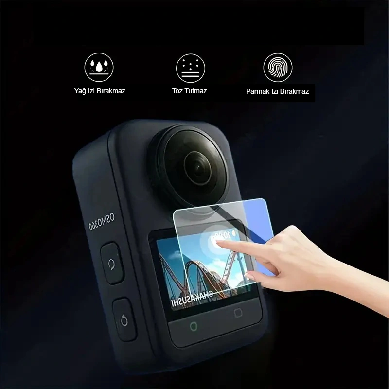 Teknoroket Dji OSMO 360 Temperli Cam Ekran Koruyucu 9H