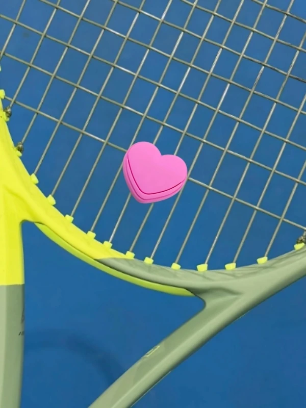 Tenis Titreşim Engelleyici Pembe Kalp