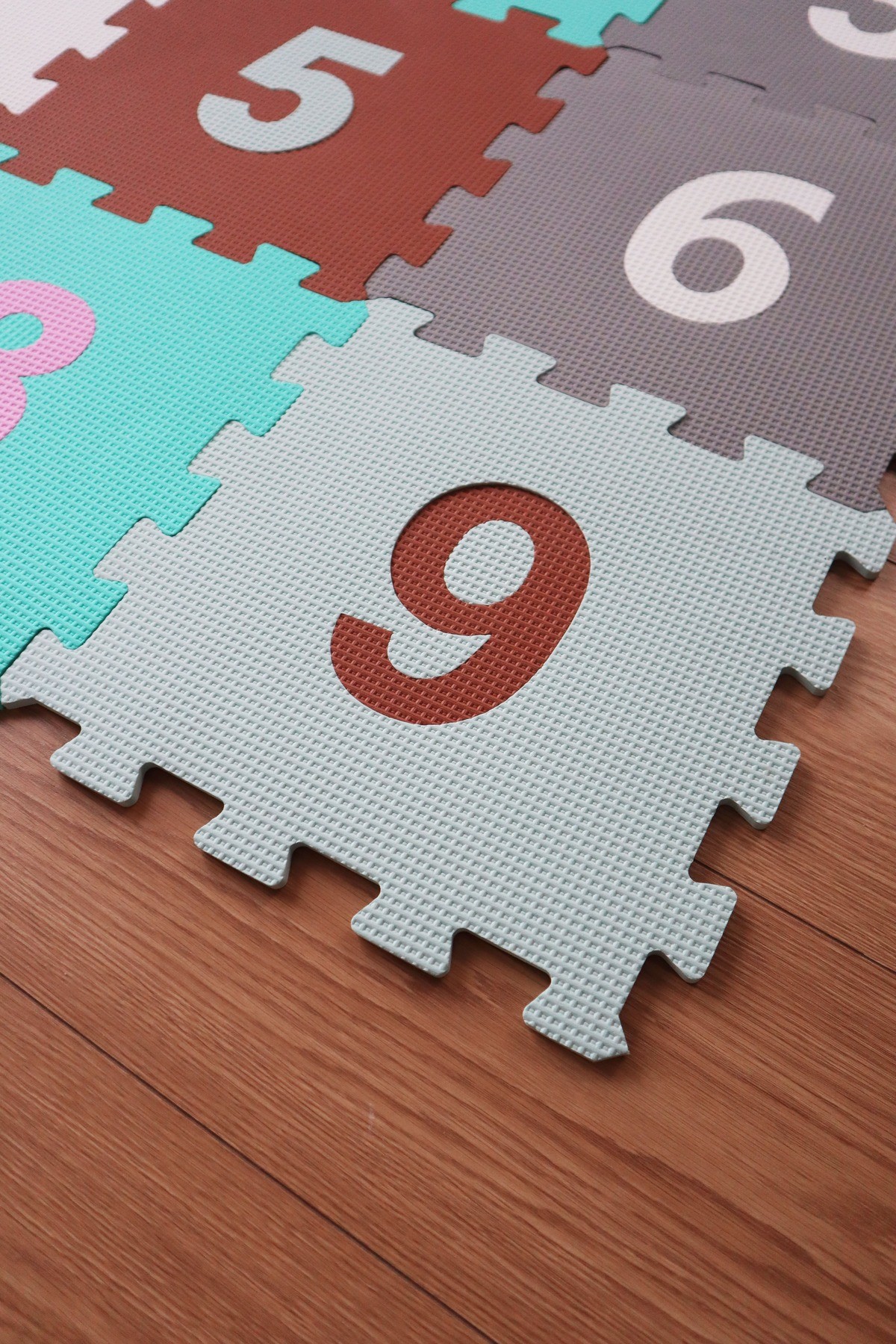 Soft Renkli Sayılar Eğitici Evamat Puzzle Yer Karosu & Oyuncak
