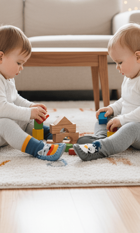 Kaydırmaz Deri Taban Rahat Bebek Çocuk Çarık Soket Çorap Patik Panduf Ev Anaokulu Ayakkabısı - soft renkli