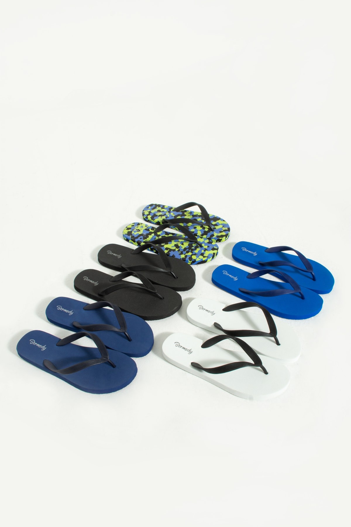 Erkek Rahat Parmak Arası Basic Plaj Terliği Flipflops - mavi