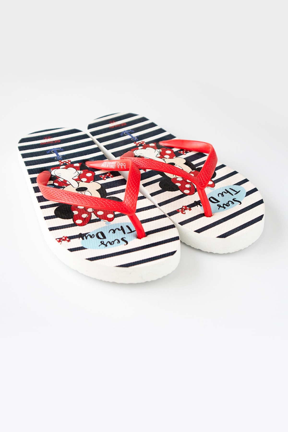 Çocuk Rahat Parmak Arası Plaj Terliği Flipflops - beyaz