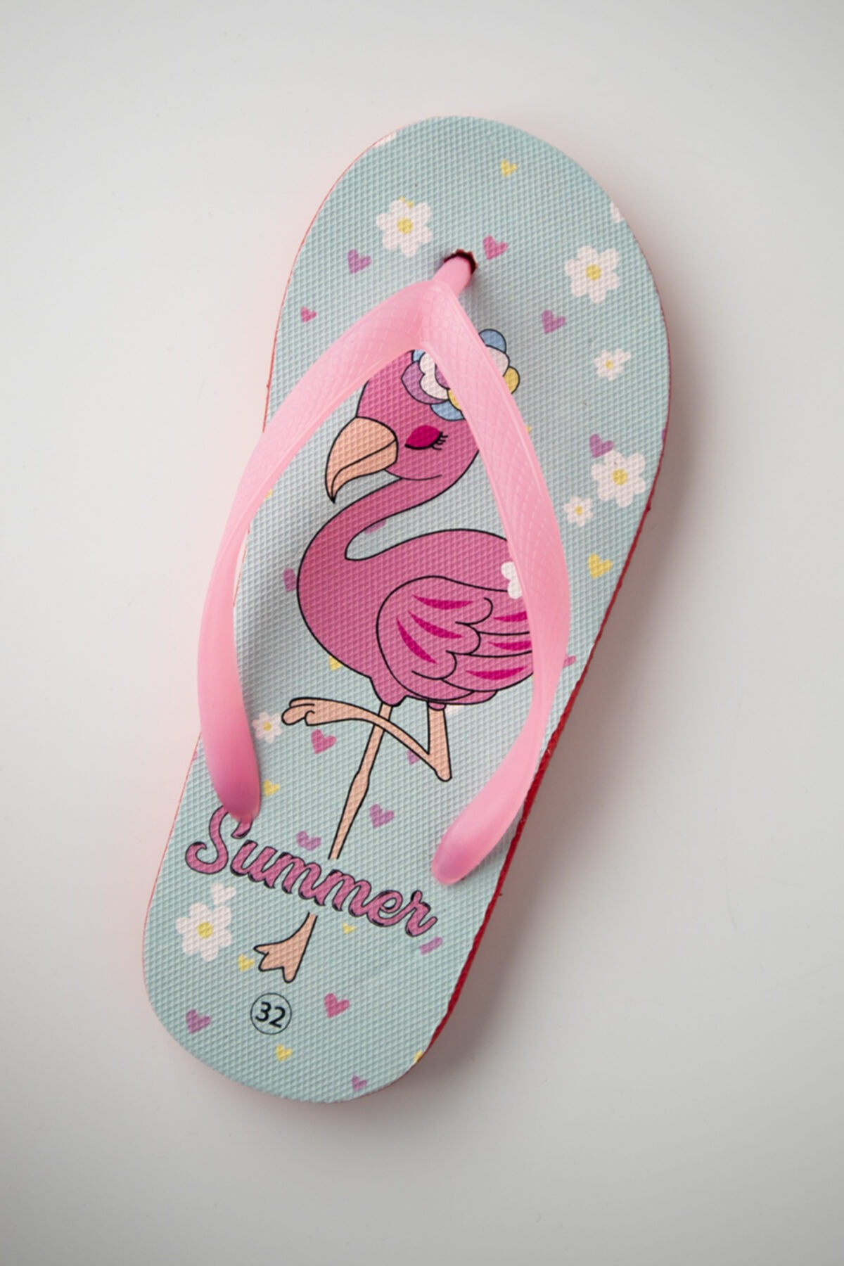 Kız Çocuk Flamingo Rahat Parmak Arası Plaj Terliği Flipflop