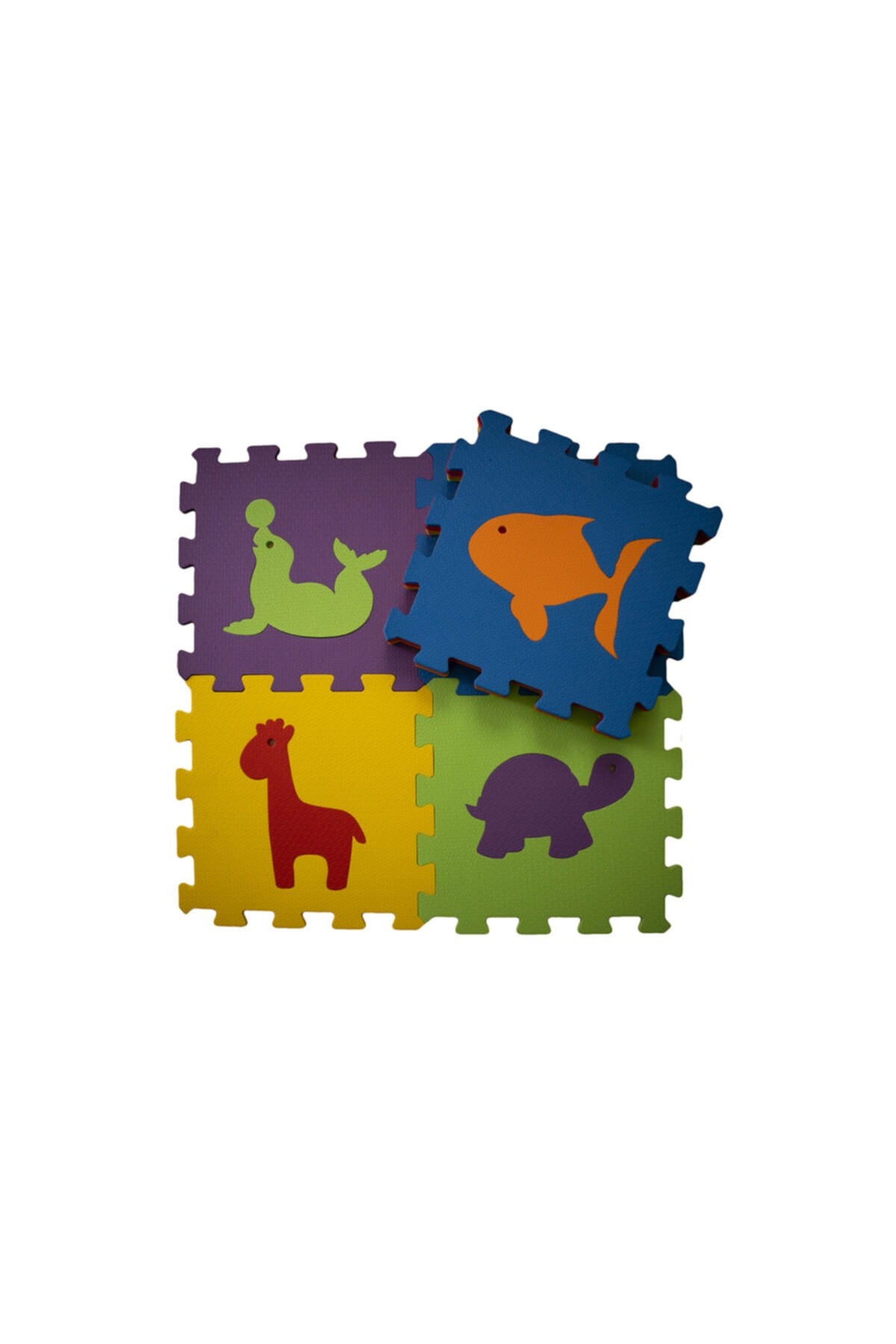 Hayvanlar Eğitici Evamat Puzzle Yer Karosu & Oyuncak