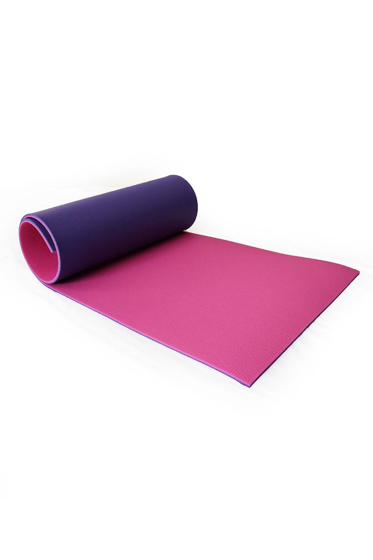 Pembe Mor Kamp Yoga Pilates Spor Matı 8 Mm