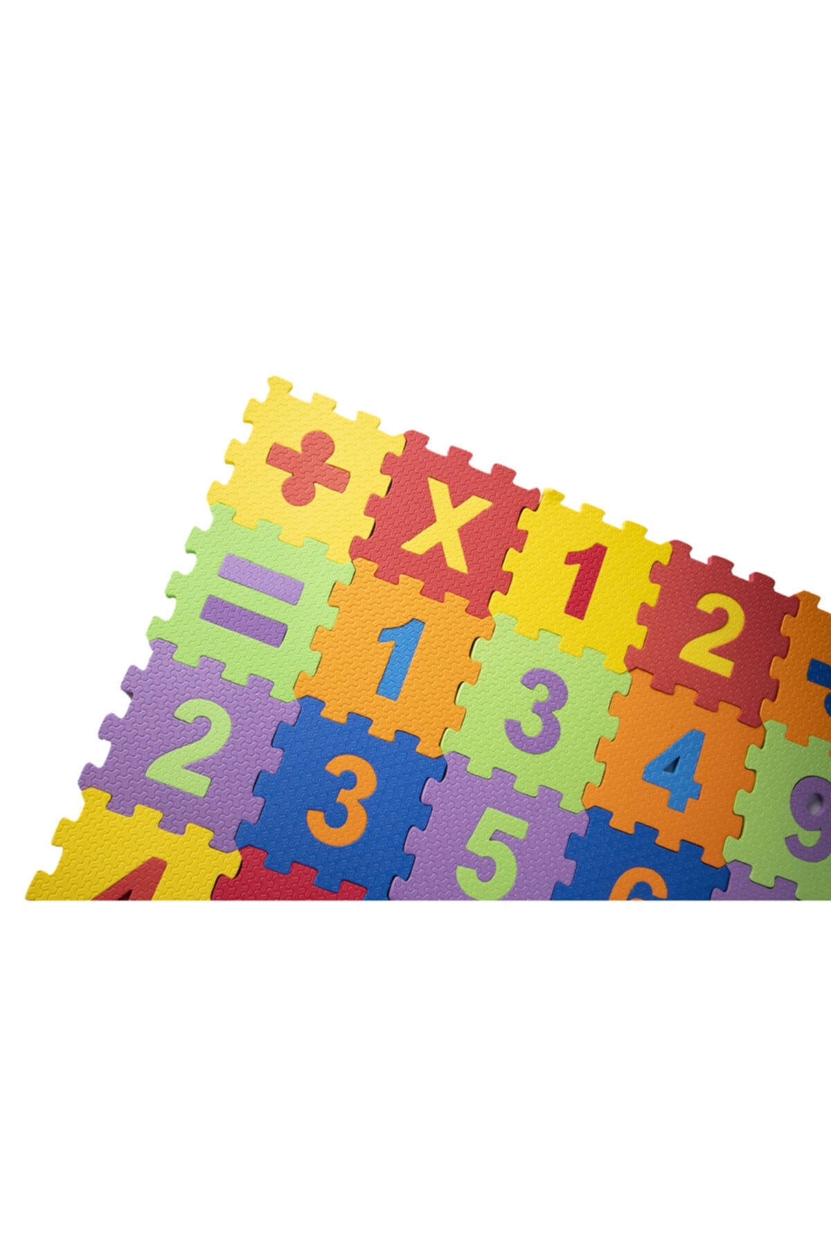 60 Parça Rakam Ve Matematik Seti Eva Puzzle Mini Yer Karosu Eğitici Oyuncak