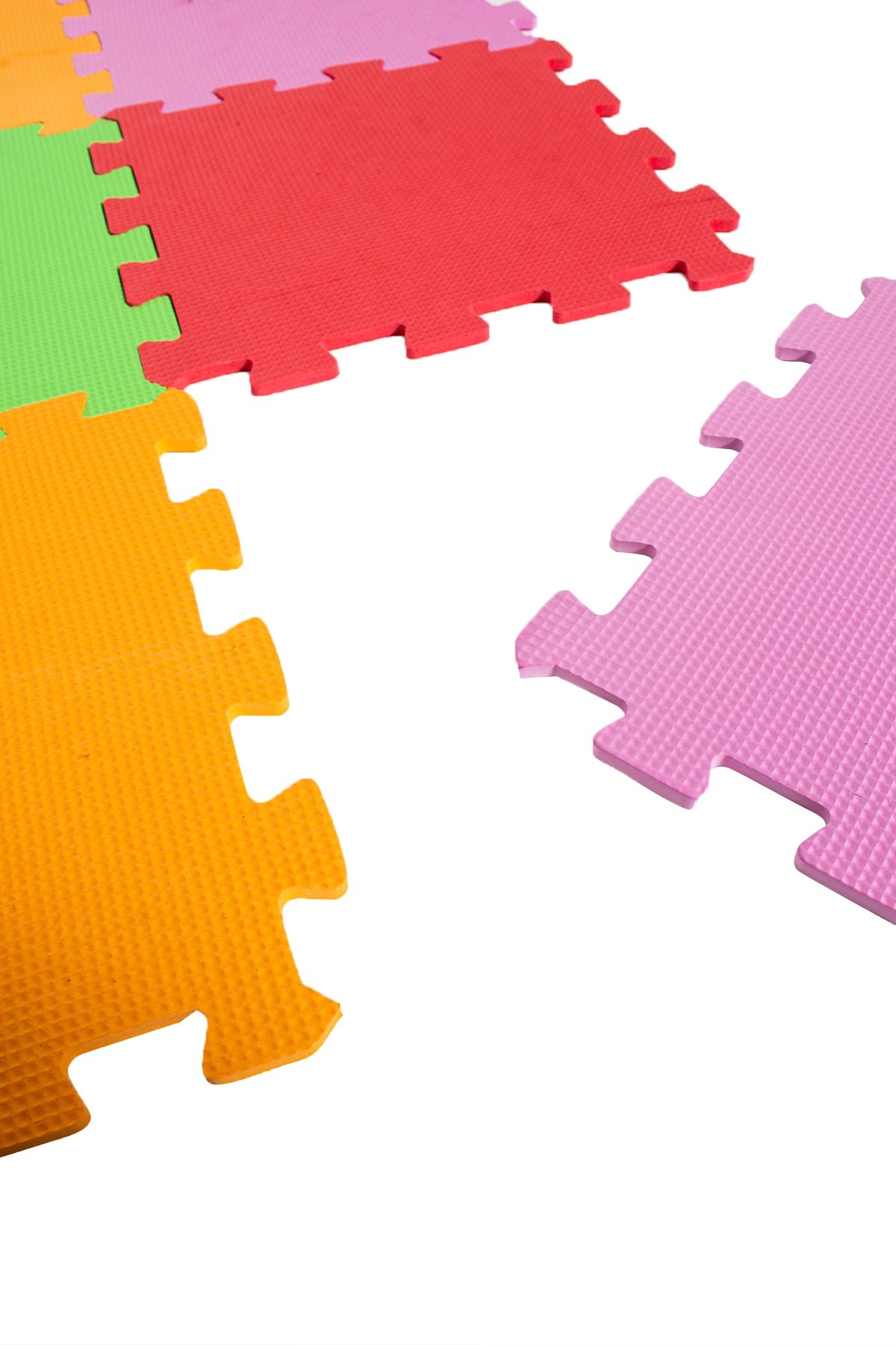 18 Parça Renkli Eğitici Evamat Puzzle Yer Karosu Oyuncak