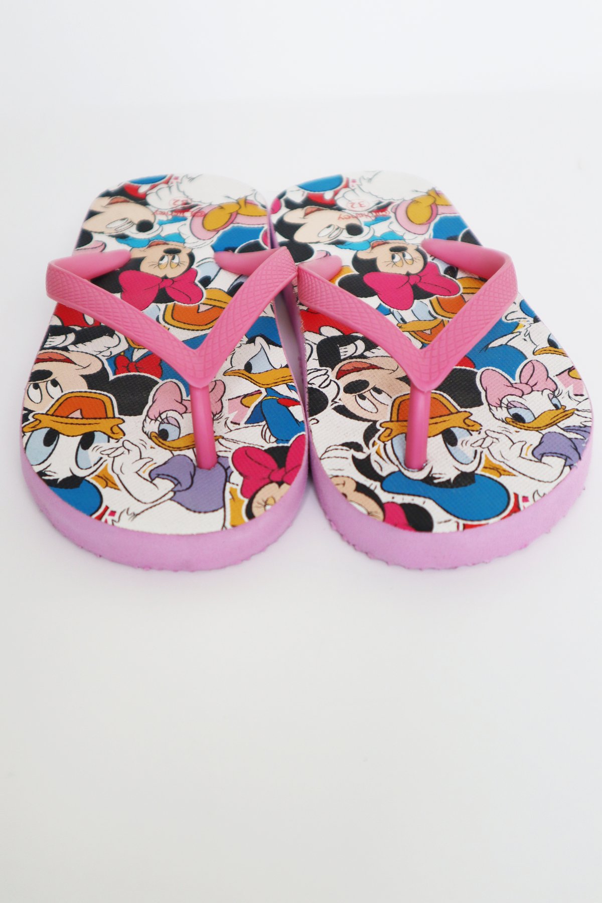 Minnie Mouse Rahat Parmak Arası Çocuk Plaj Terliği Flipflops - pembe