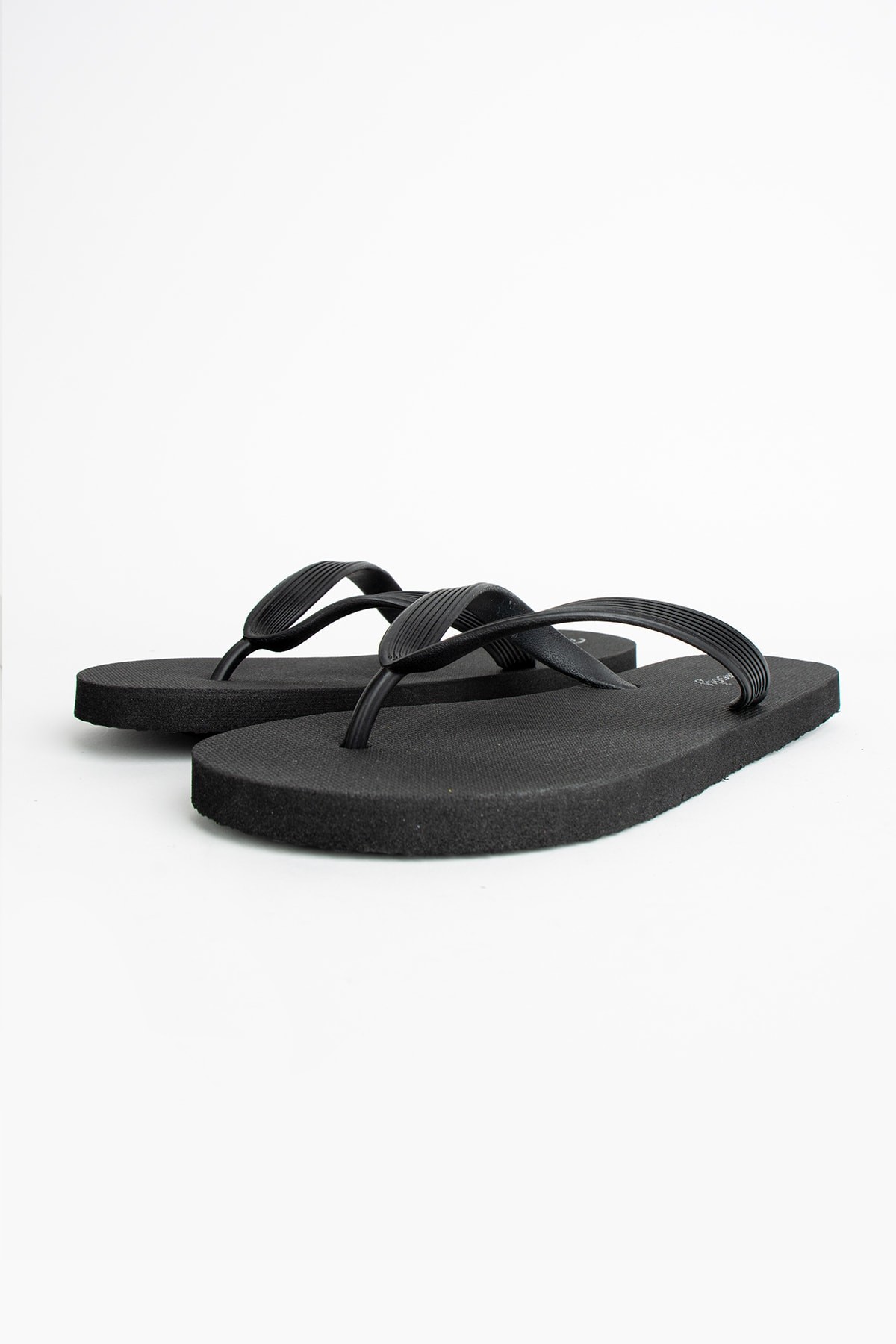 Erkek Rahat Parmak Arası Basic Plaj Terliği Flipflops - siyah