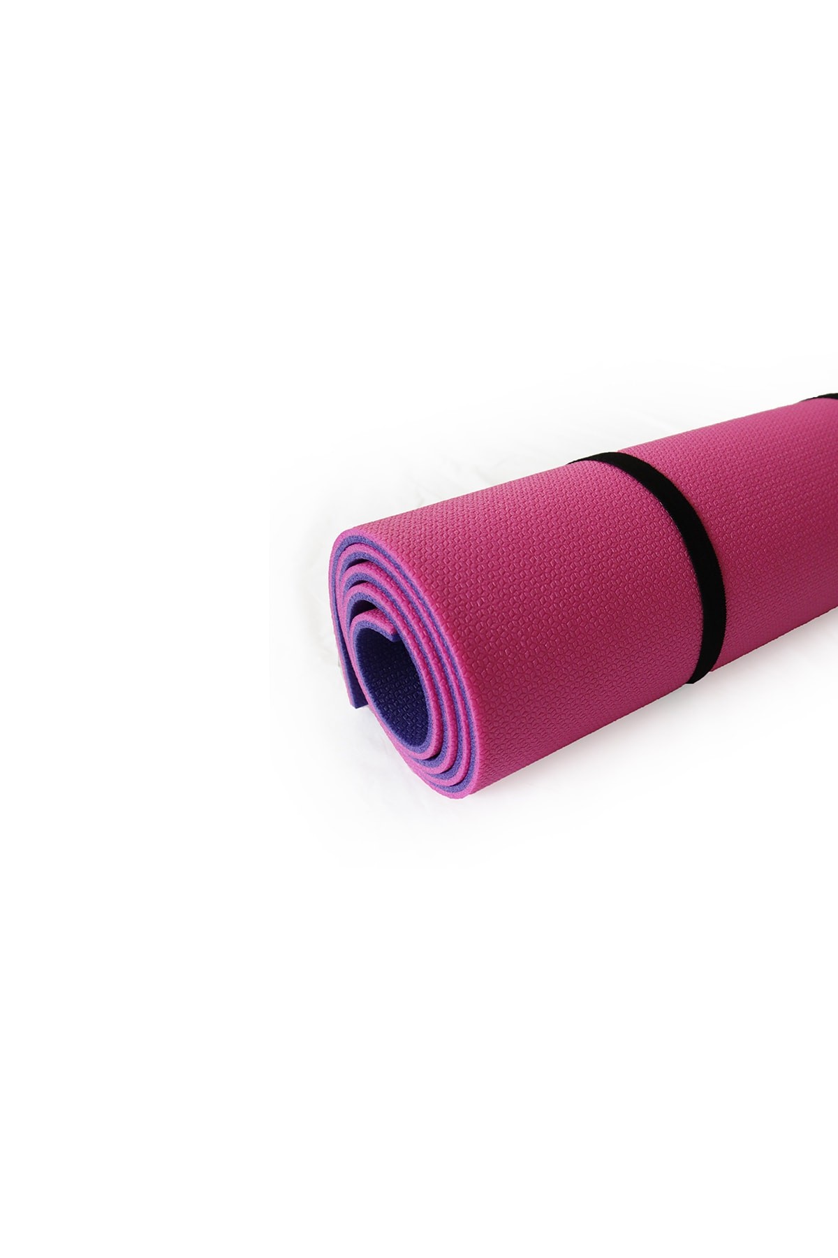 Pembe Mor Kamp Yoga Pilates Spor Matı 8 Mm