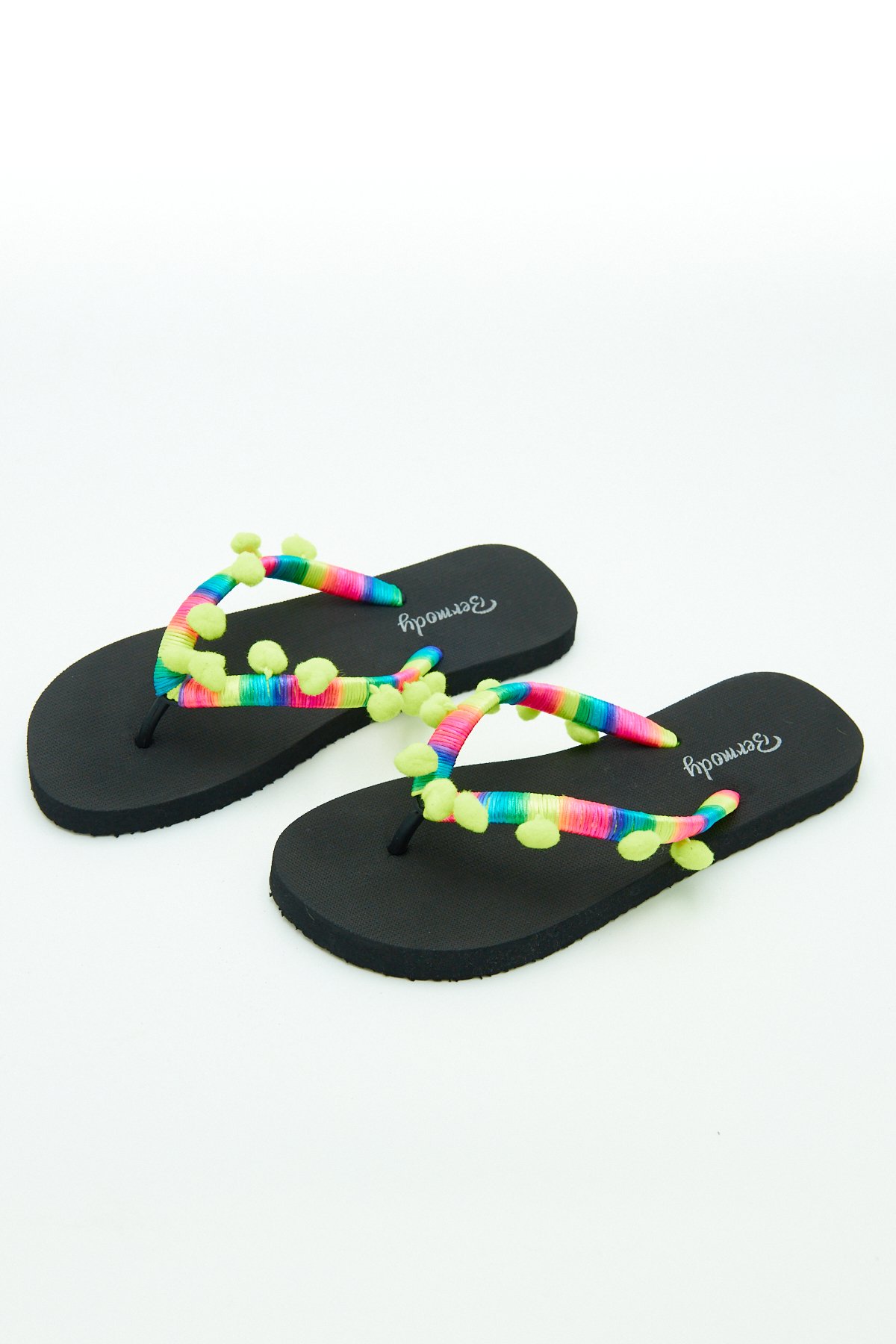 Allyson Kadın Rahat Parmak Arası Plaj Terliği Flip Flops - renkli